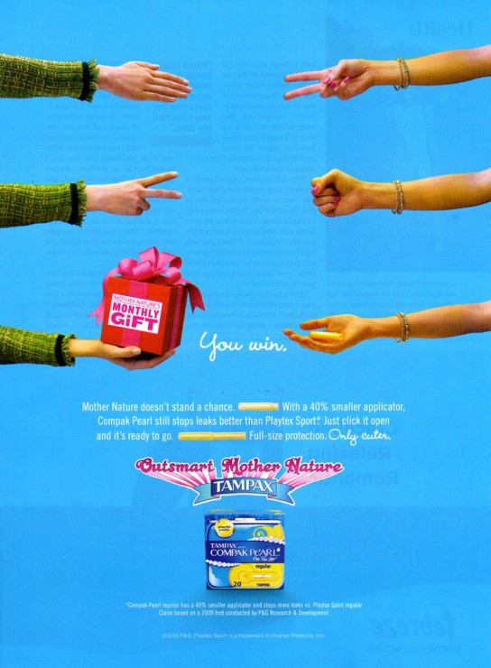 Ad for Tampax Pearl