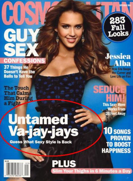 September 2010 cover of Cosmopolitan